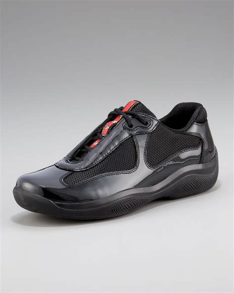 prada patent shoes|prada sneakers patent leather women.